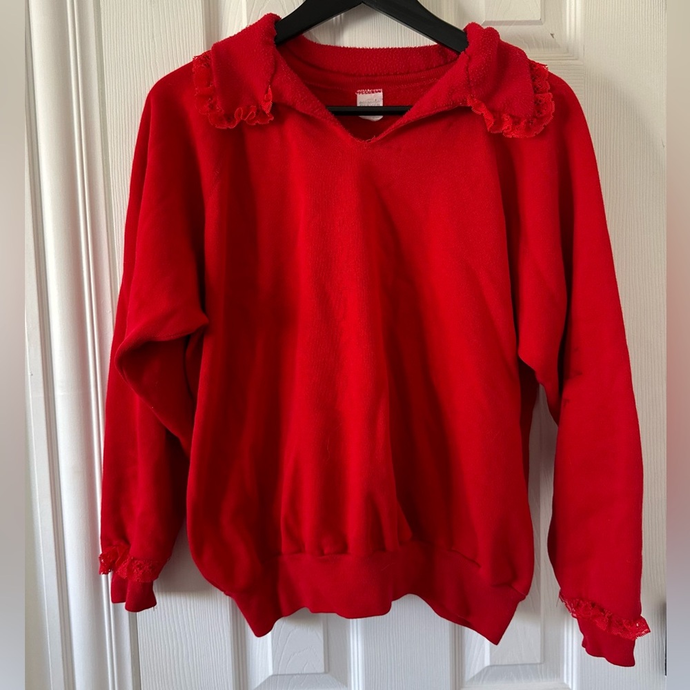 Vintage Collared Sweatshirt